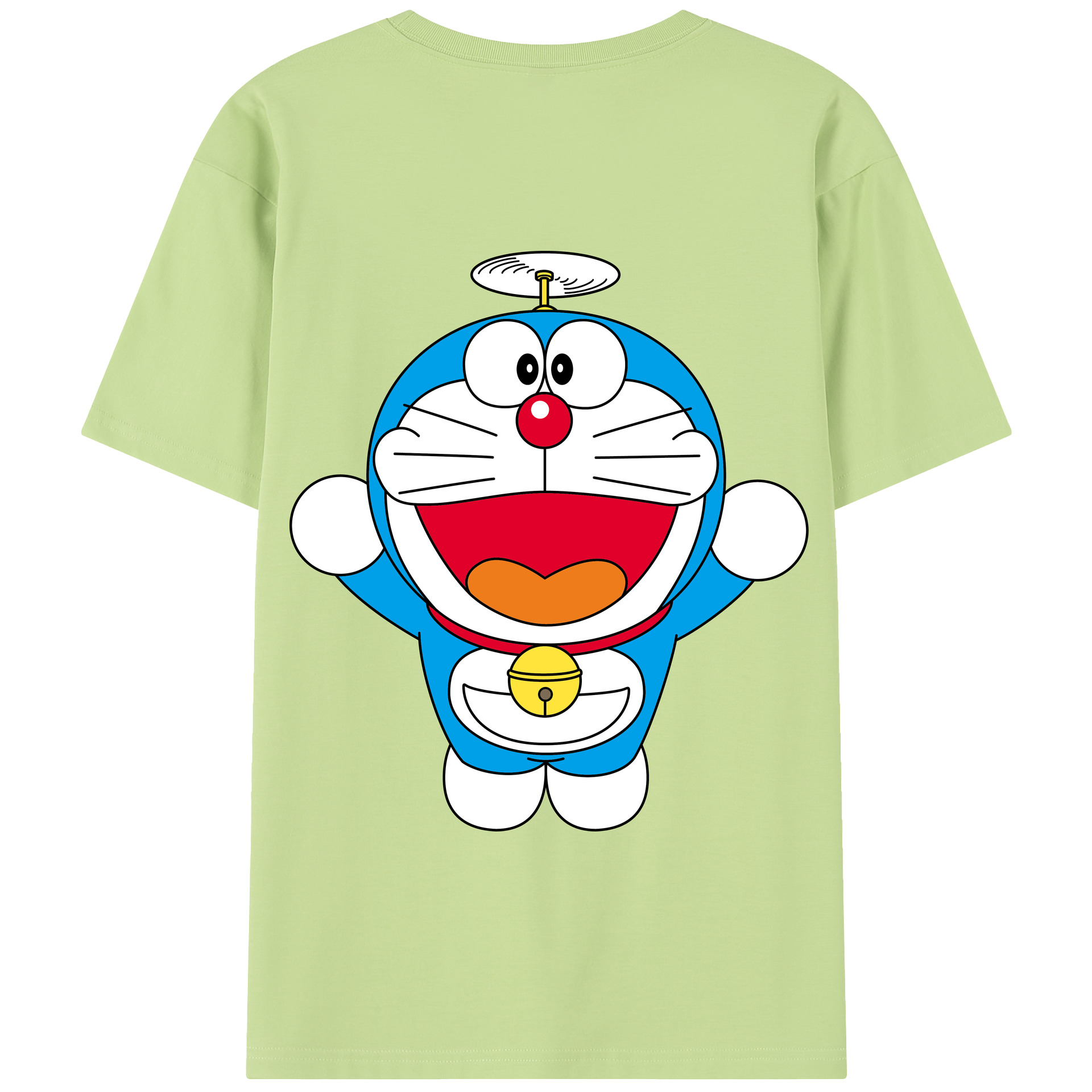 （画像用） ドラえもん Doraemon 綿100％半袖Tシャツ（背面プリント）